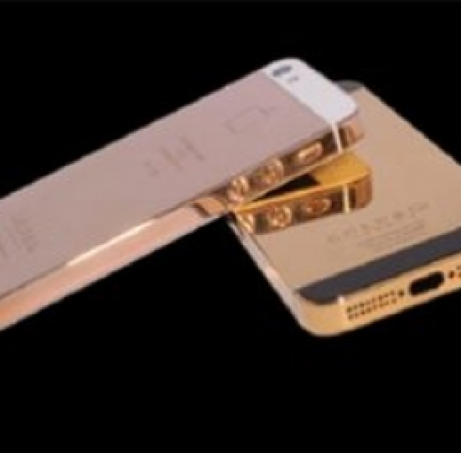 iPhone 5 in oro presentato a Dubai