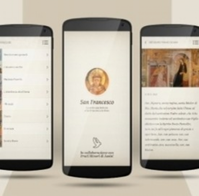 Prima App ufficiale per San Francesco d'Assisi: per smartphone Android e iPhone