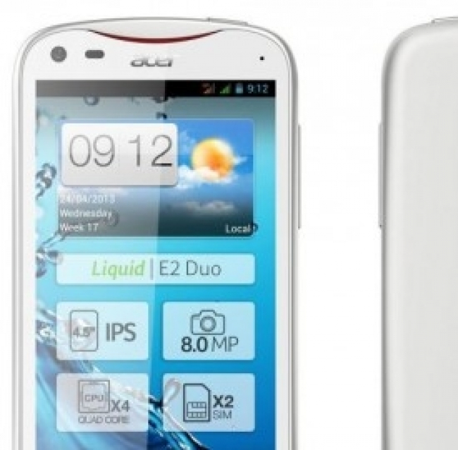 Acer Liquid E2: smartphone a prezzo concorrenziale