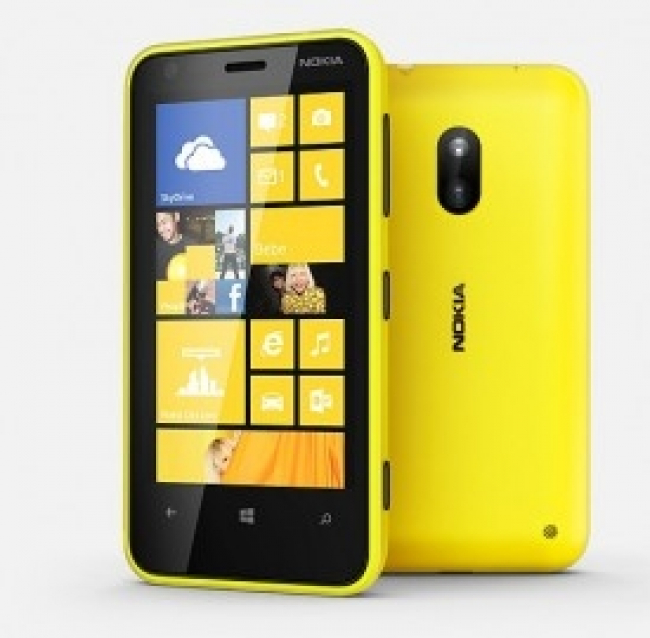 Nokia Lumia 620 con sistema operativo Windows Phone 8