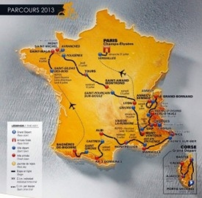 Tour de France 2013: salite e montagna con la 14esima tappa, diretta tv-streaming