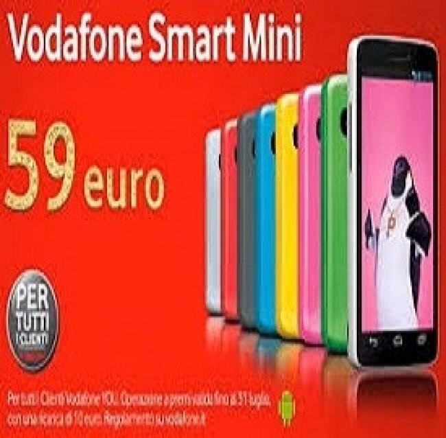 Vodafone e Alcatel presentano  il nuovo Smart Mini ad un prezzo davvero basso