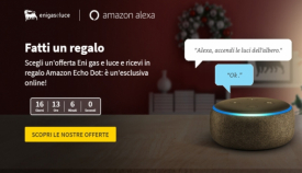 Attiva un’offerta Eni Gas e Luce e ricevi in regalo Amazon Echo Dot